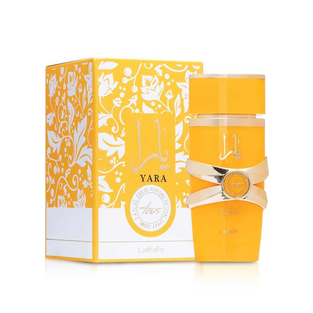 Lattafa Yara - Vanilla, Gourmand, Fruity, Floral - Eau de Parfum Long-Lasting Fragrance for Women, 3.40 Ounce / 100 ml 24Hr Smart